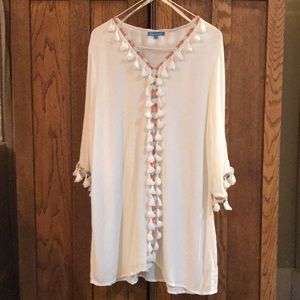 Blue Island Cover up Size Medium